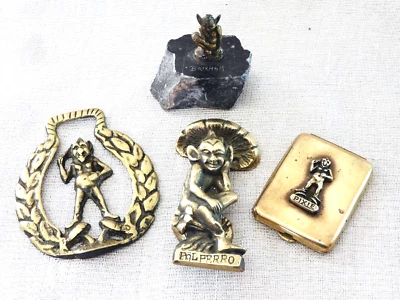 £29.99 • Buy Job Lot Collection Vintage Brass Queen Of The Cornish Pixies Joan The Woad