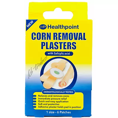 Corn Removal Plasters 6 IN A PACK Protective Foot Plaster With Salicylic Acid  • £2.99