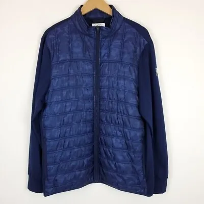 $49.99 • Buy Straight Down Blue Camo Full Zip Lightweight Puffer Patton Jacket