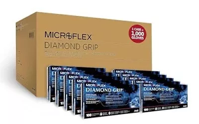 Diamond Grip Exam Glove Extra Large XL NonSterile Latex Standard Cuff Length T • $135.79