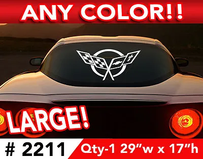 CORVETTE C5  X-LARGE CAR OR WALL DECAL STICKER 29 W X 17 H ANY 1 Color • $29.99