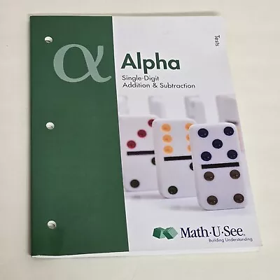 Alpha Tests : Single-Digit Addition And Subtraction By Math-U-See (2012) • $12