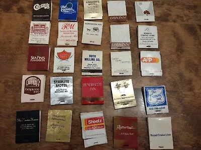 VTG Matchbooks W/Matches Lot Of 25 Various One Duplicate Days Inn • $7.50