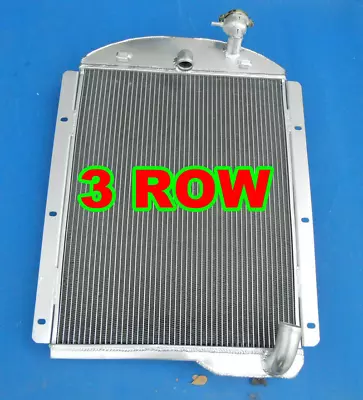 3 Row Aluminum Radiator FOR Chevy PickUp Trucks 1941-1946 41 42 43 44 45 46 MT • $185