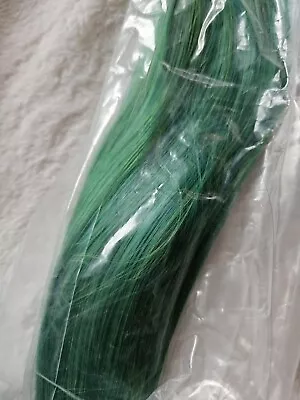 Wig Clip Kelly Green Silky 40 Inches Straight Cosplay Arda Costume NEW • $20