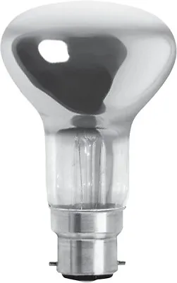 Merriway® BH00564 BC B22 R63 Reflector Lamp Light Bulbs 60 W - Pack Of 5 • £7.99