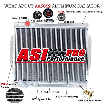 3 ROW Radiator For Mitsubishi Pajero 3.0L NA NB NC ND NE NG NH NJ NK 88-97 AT MT • $259