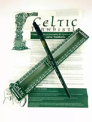Clarke Celtic Irish Tin Penny Whistle - KEY OF D Traditional - Includes Gift Box • $34.05