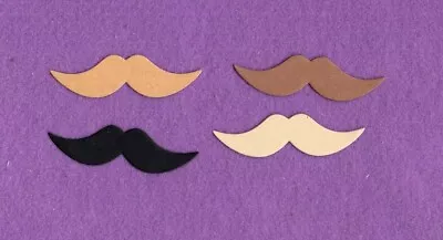 MUSTACHE #6 SKINNY Die Cuts Scrapbook Cards • $1.50