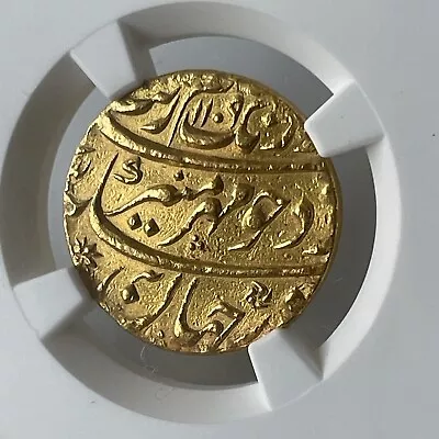 1109  41  India Mohur  Mughal Impire  Gold Coin NGC • $1494.12