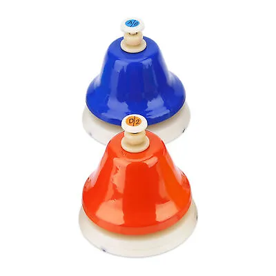 8-Note Colorful Hand Bell Handbells Set Musical Instrument Toy For Kids Chil Mgr • $42.18