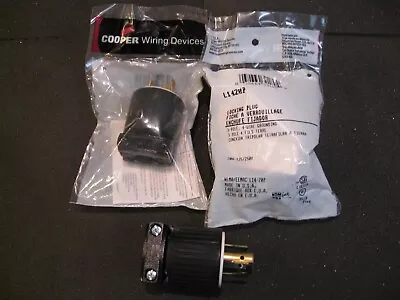 Cooper L14-20P L1420P 20A Generator Audio Twist Locking Plug 125/250V MadeInUSA! • $8.89