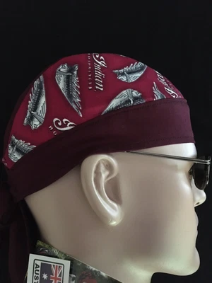 £12.63 • Buy Indian Motorcycle Hat Bandanna Fitted Motobandanna Helmet Liner Biker Eureka