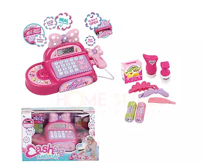 £19.99 • Buy Kids Girls Pink Battery Operated Supermarket Till Cash Register Toy Pretend Play