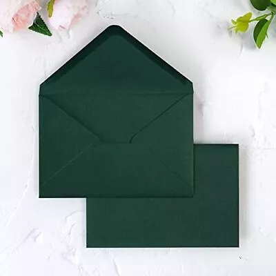 50 Pack A4 Envelopes 4 1/4 X 6 1/8 Inches Emerald Green Envelopes Perfect For... • $26.31