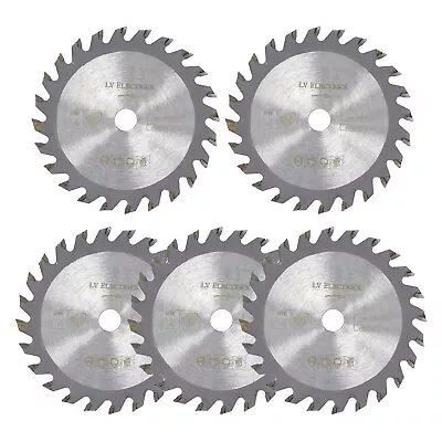 5Pcs 3-3/8'' TCT Circular Saw Blade Carbide For Wood Cutting 10/15 Mm Arbor • $11.99