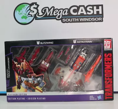 Transformers Astrotrain Blitzwing Triple Changers G1 Platinum Edition Figure Toy • $100