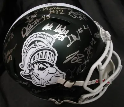 Michigan State Msu Spartans 2023 Team Signed Full Size Helmet • $299.95