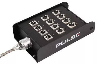 Pulse - PSG01424 - 12 WAY (8/4) LOADED XLR STAGE BOX • £55.39