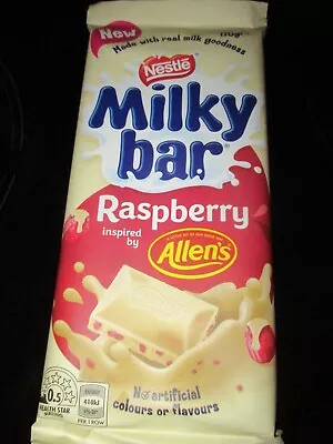 Milky Bar Raspberry Allen's Australian Chocolate Bar 170g Various Quantities • £14.99
