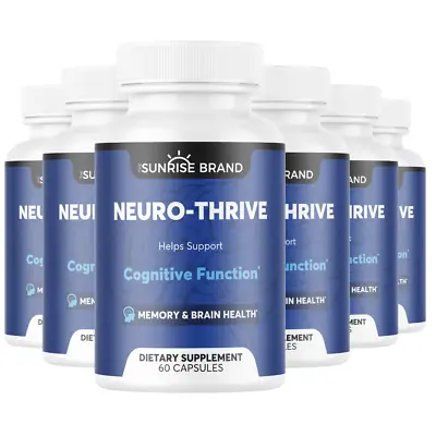 Neuro-Thrive Supports Cognitive Function Memory & Brain Health 6pck 360cps • $99.95