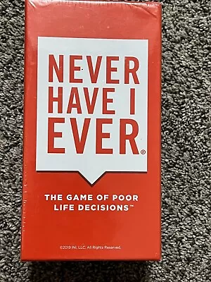 Never Have I Ever - The Game Of Poor Life Decisions Classic Edition - NEW SEALED • $30.49