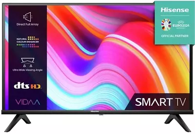 Hisense Smart TV 32A4KTUK 32  HD Ready LED Wi-Fi DTS Disney+ • £129.99