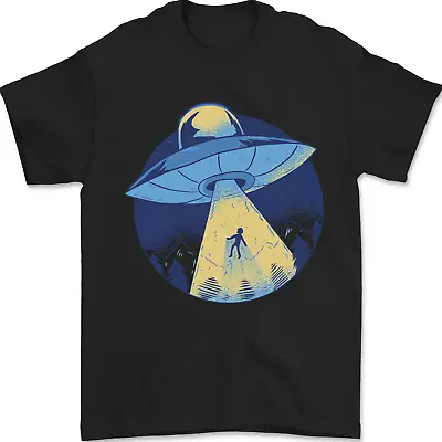 Funny Alien Abduction UFO Mens T-Shirt 100% Cotton • $19.03