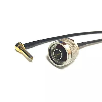 N Male To MS156 Right Angle Computer Connector Test Probe Cable RG174 20cm 8  • $5.22