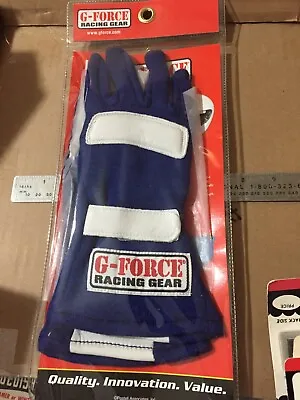 G Force New -xxsmall - Blue - G5 Racing Gloves  Nomex- 4101xxsbu • $30
