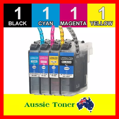 4x Ink LC-233 LC233 For Brother MFCJ880DW DCP-J4120DW DCP-J562DW　MFC-J4620DW • $14.90