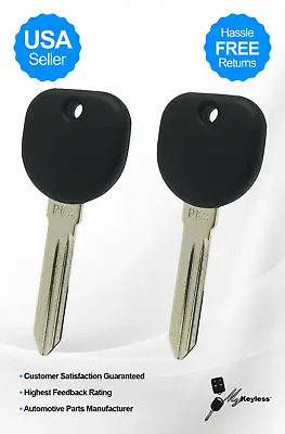 $16.29 • Buy New GM Buick Cadillac Replacement Transponder Chip Uncut Ignition Key Blade Pair