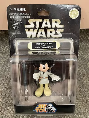 * Hasbro Disney Star Wars Star Tours Mickey Mouse As Luke Skywalker *st • $19.99