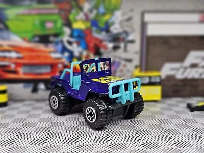 Matchbox Jeep 4x4 CJ Series Purple  Bad To The Bone  (Blank Sides) 1:59 Scale • $2.70