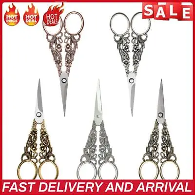 Stainless Steel Scissors Sewing Needlework Cutter Embroidery Handicraft Tools • £9.76