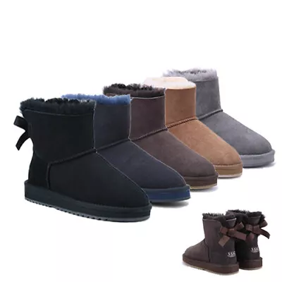 $58.99 • Buy Bailey Ribbon Bow UGG Boot Womens Classic Water Resistant Premium Sheepskin Wool