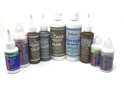 Hi Tack Trimits Craft Fabric Glue Adhesive Fray Stop Fabric Stiffener  • £4.70