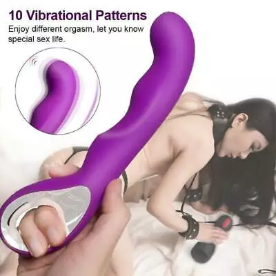 10-Speed Vibrator Dildo G-Spot Clit Stimulator Wand Women Massager Adult Sex Toy • $20.95