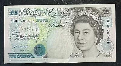 Old Five £5 Pound Note Excellent Condition • £20