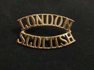 14th County Of London Battalion The London Scottish 1915 Shoulder Title • £15