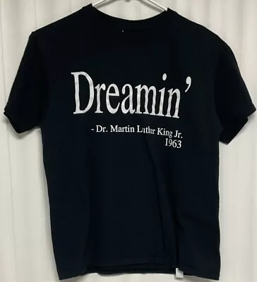 Dreamin' MLK Martin Luther King Jr 1963 Vintage T Shirt Youth Medium.    1535 • $7.99