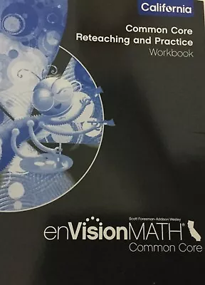 Grade 1  EnVision Math Common Core Reteaching And Practice Workbook Elementary  • $11.99