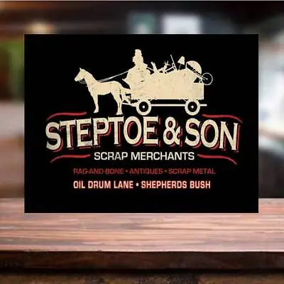 £4.99 • Buy Steptoe And Son Vintage Retro Metal Sign Garage Shed Man Cave Home Bar Cafe Bar
