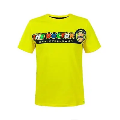 Valentino Rossi Yellow Cupolino T-Shirt VR46 MotoGP Limited Valentino Rossi Coll • $49.99