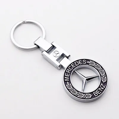 3D Mercedes-Benz AMG Sport Logo Alloy Car Home Keychain Ring Decoration Gift • $10.99