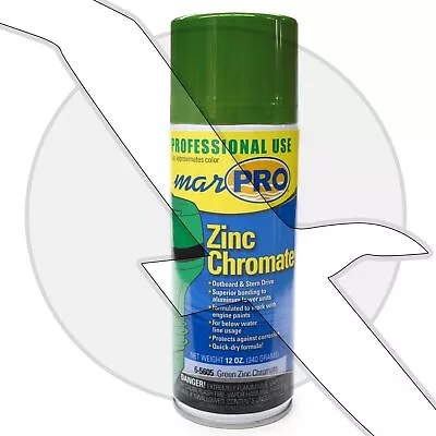 Green Zinc Chromate Spray Can Boat Marine Aluminum Primer Sterndrive Lower Unit • $19.99