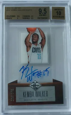 Kemba Walker 12-13 Limited #197 AUTO RC 068/278 UCONN Huskies BGS 9.5 Pop 11 • $139.95