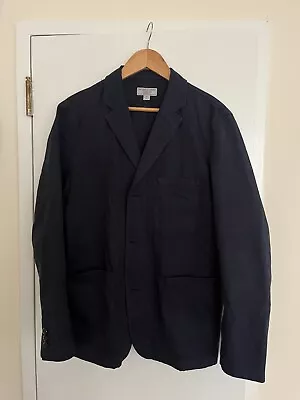 J. Crew Wallace & Barnes Men's Cotton Linen Navy Chore Blazer 40R • $75