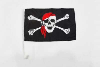 Bandiera Pirata Poliestere Decorazione Bandiera Pirata Jolly Roger 3x5 Piedi - Teschio Con Ossa Incrociate, Design Classico Per Decorazione Nautica - Foto 9