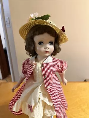 VTG  Madame Alexander Maggie Walker 17”Doll Tagged Dress Z10 • $199.99